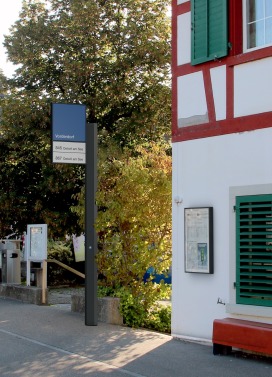 zurich stele | public transport stop